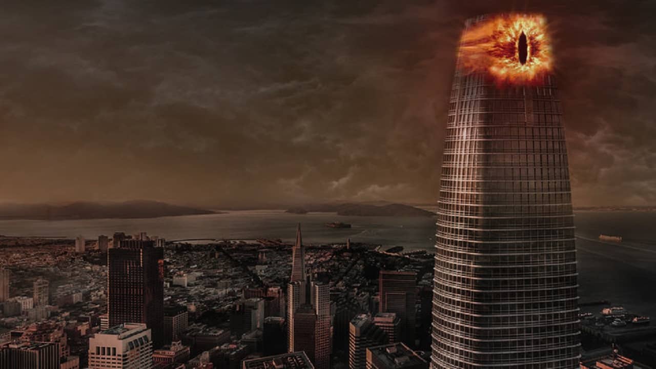 Il Signore degli Anelli: la Salesforce Tower di San Francisco trasformata nell’Occhio di Sauron?