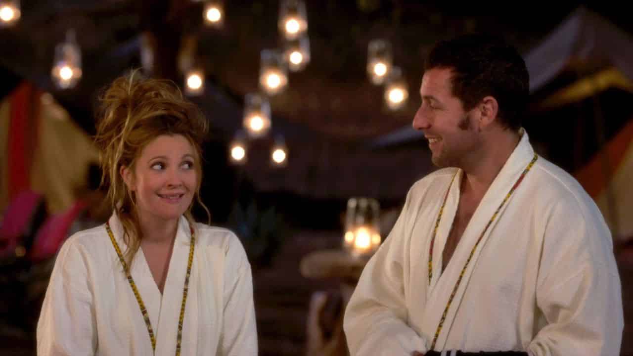 Insieme per forza, Drew Barrymore e Adam Sandler in una scena