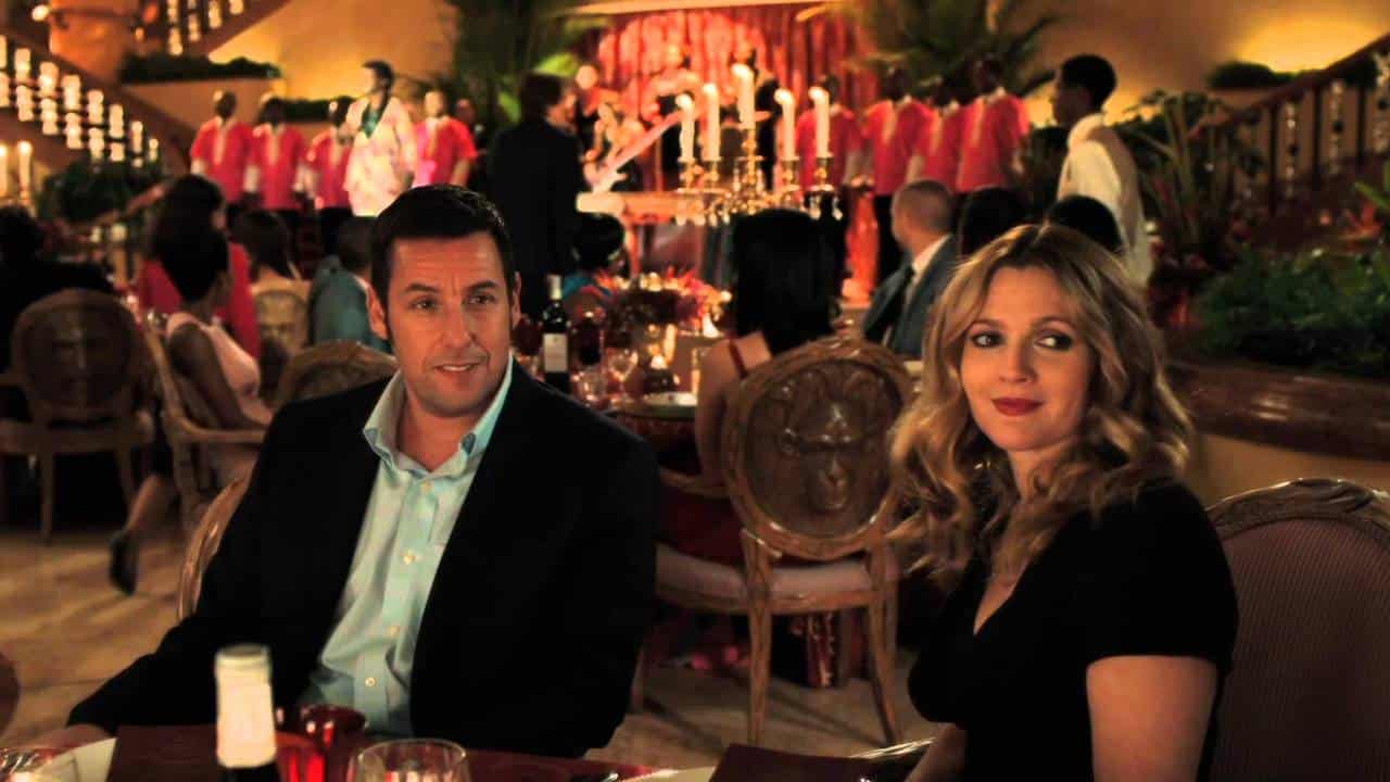 Insieme per forza, Drew Barrymore e Adam Sandler in una scena