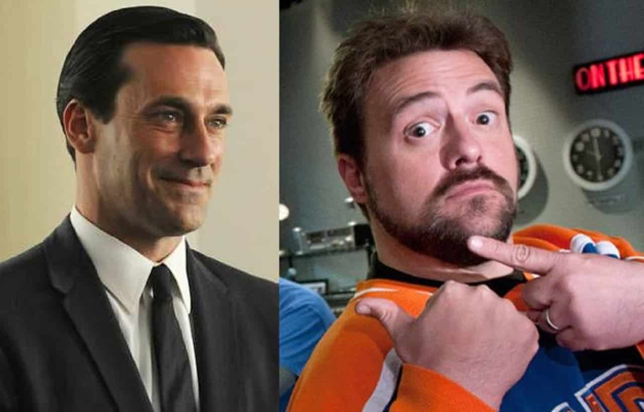 Kevin Smith in posa con Jon Hamm: “sarebbe un Batman eccezionale”