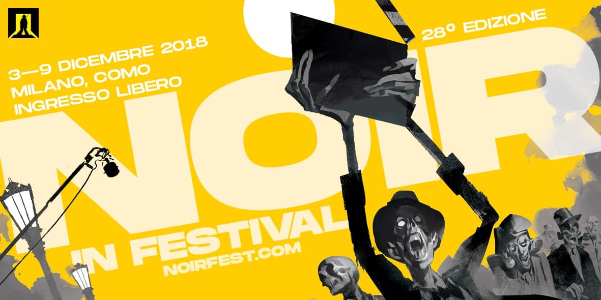 Noir In Festival 2018: la locandina firmata da Gigi Cavenago