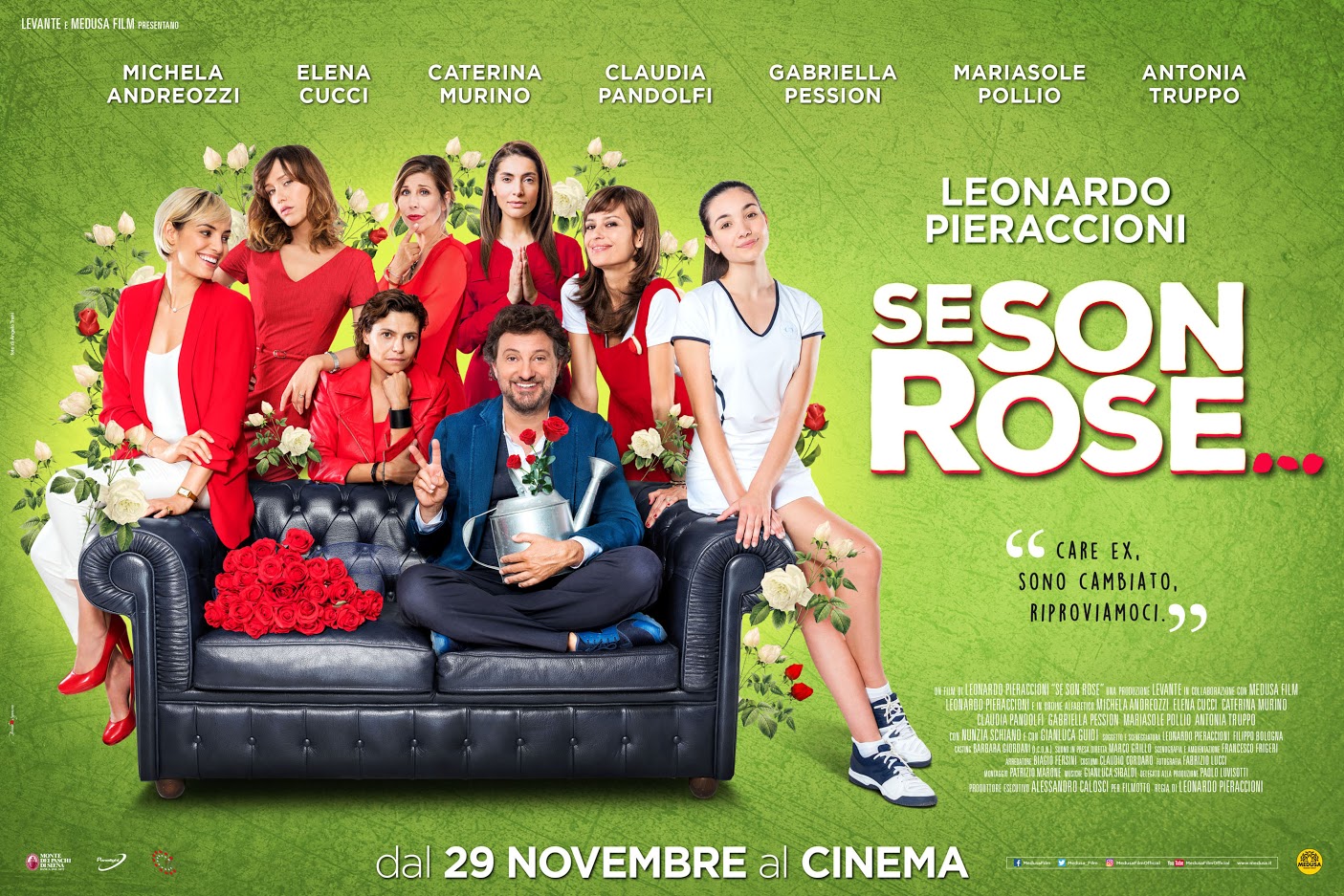 Se Son Rose poster Pieraccioni, cinematographe.it