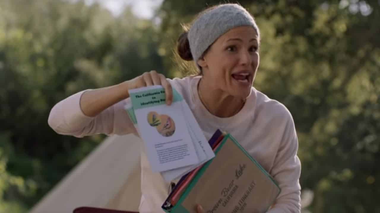 Camping: Jennifer Garner era “terrorizzata” durante le riprese