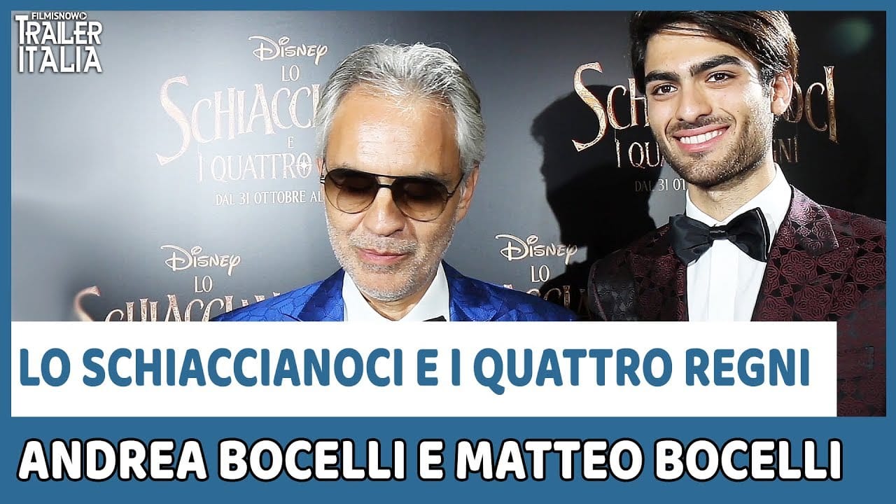 Lo Schiaccianoci e i Quattro Regni: intervista video ad Andrea e Matteo Bocelli