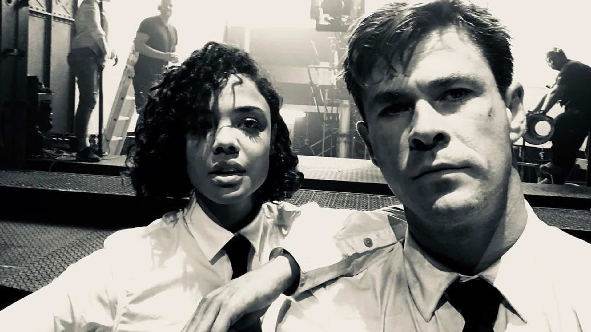 Men in Black: Chris Hemsworth annuncia la fine delle riprese con delle foto
