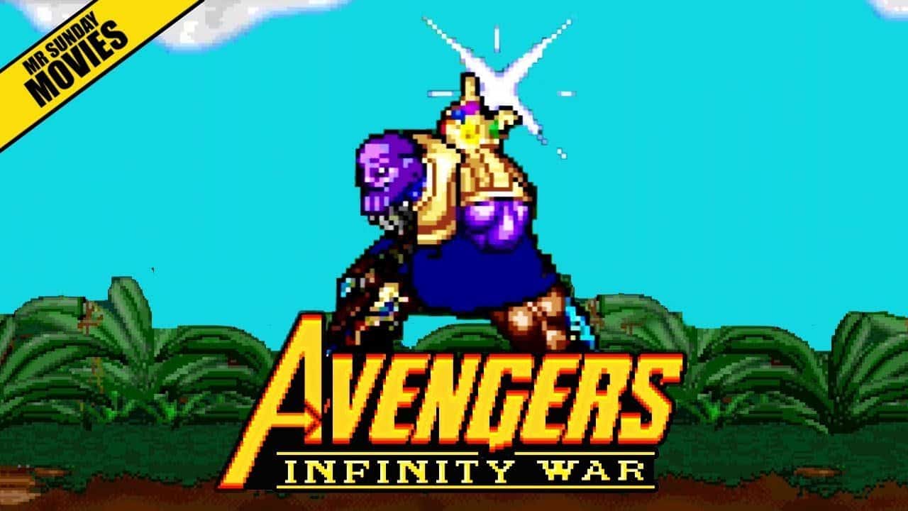 Avengers : Infinity War – La scena più scioccante del film in versione 16 bit