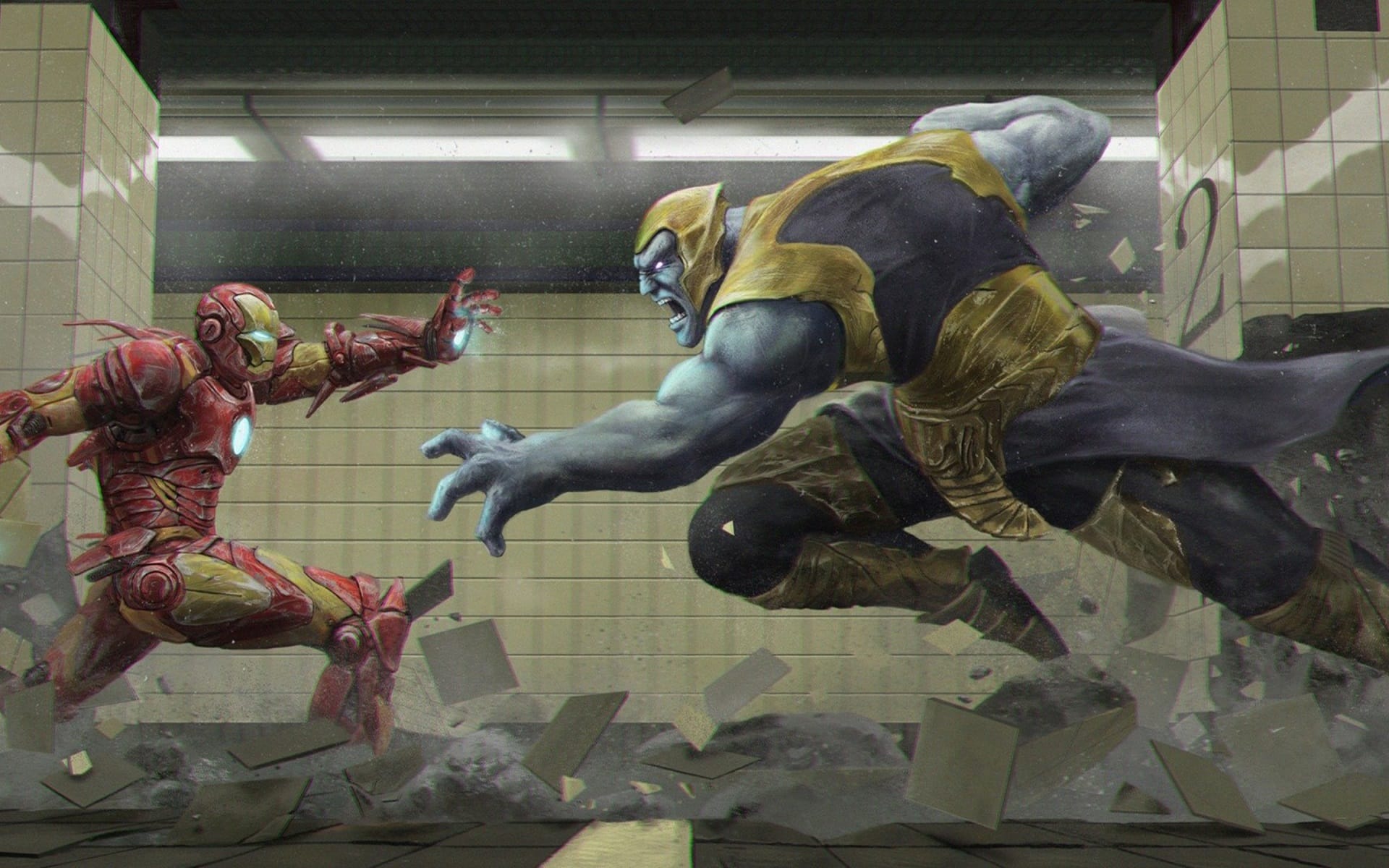 Iron Man vs Thanos: le action figures in un epico video in stop motion