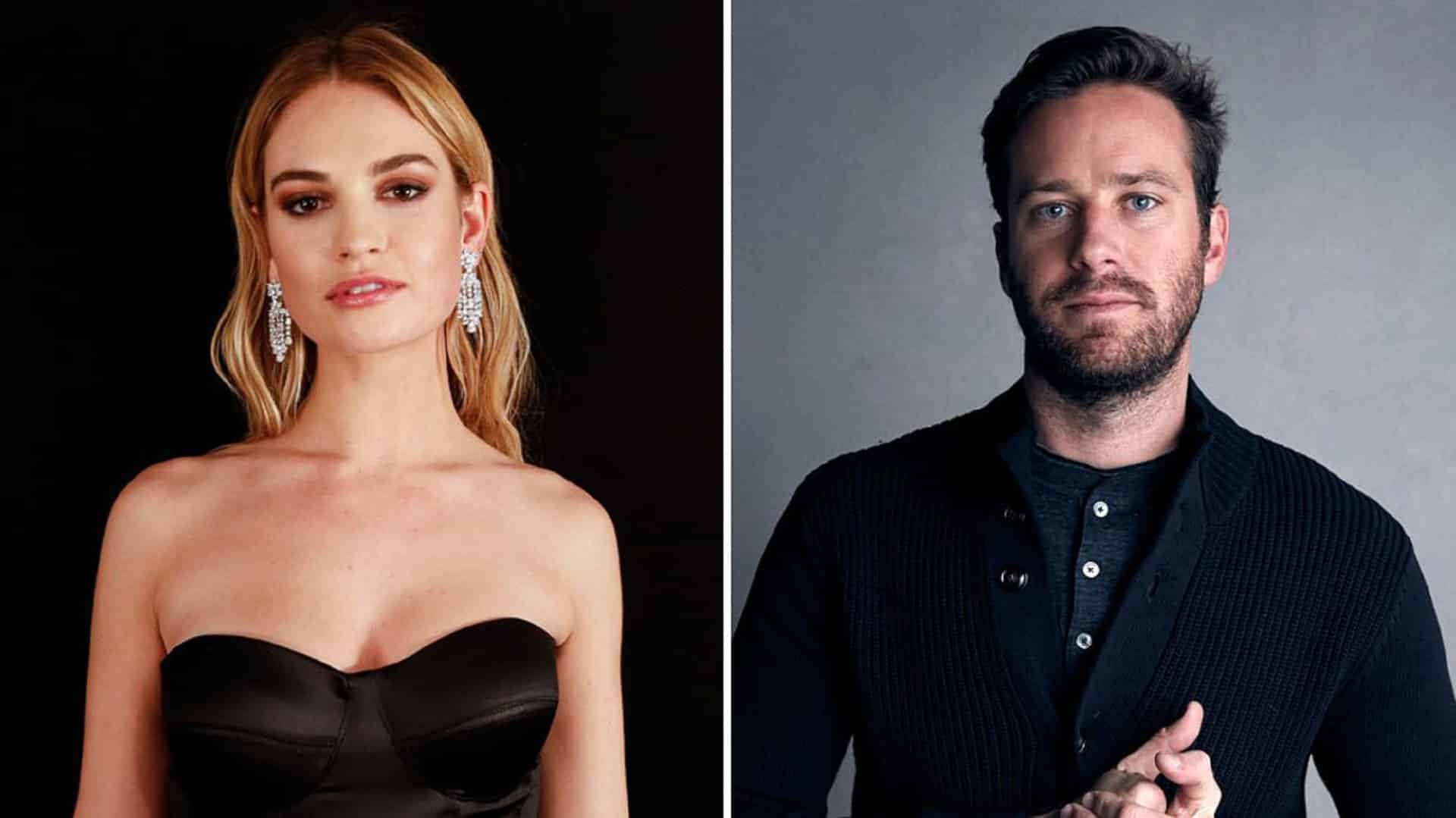 Rebecca: Lily James e Armie Hammer protagonisti del film Netflix