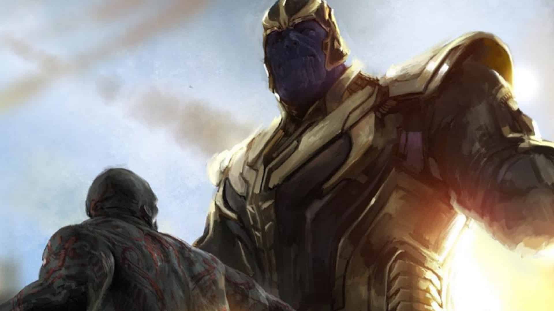 Avengers: Infinity War – un look diverso per Thanos in concept art iniziali