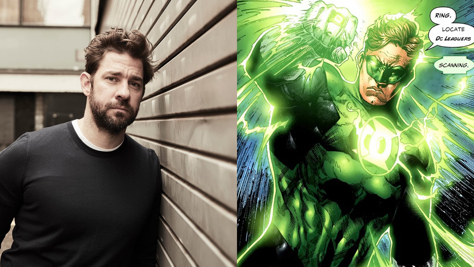 Green Lantern: una fan art mostra John Krasinski nel ruolo dell’eroe DC