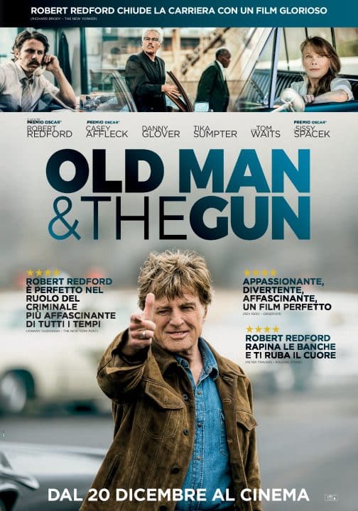 Old Man and the Gun poster Cinematographe.it