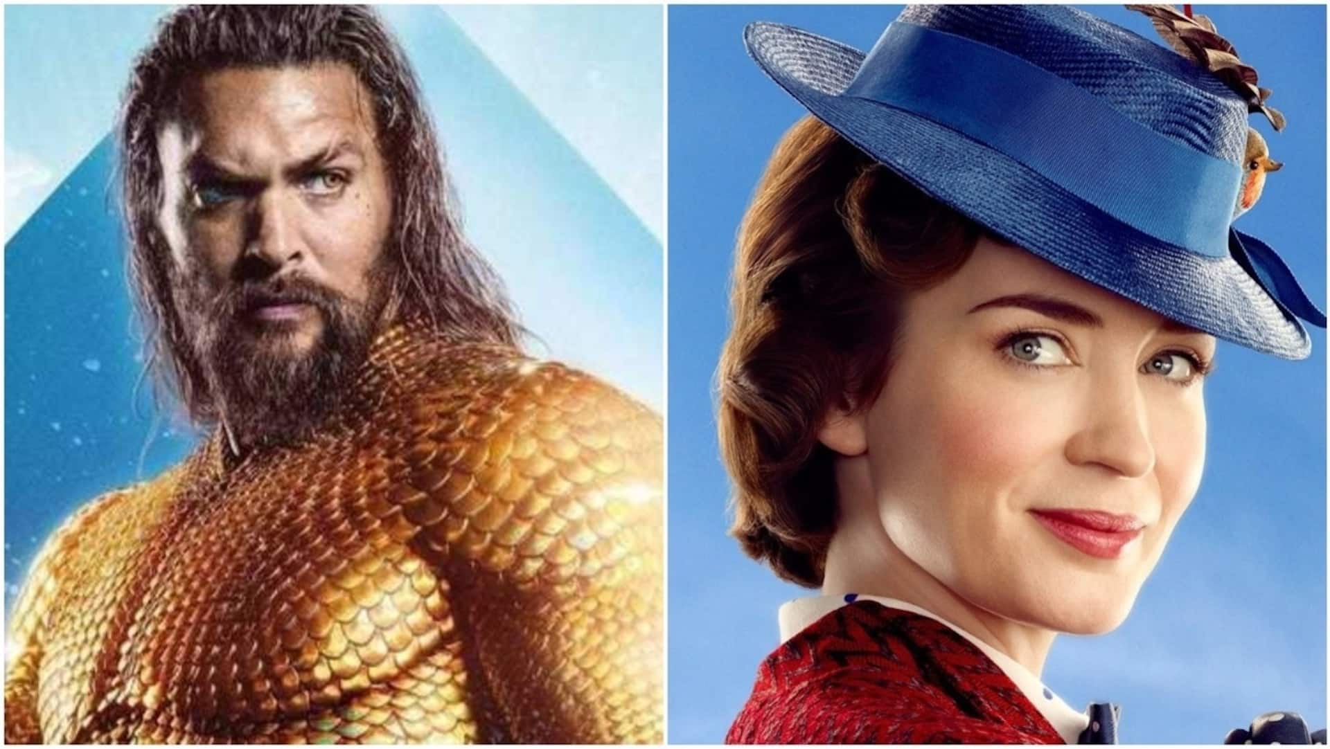 Box Office USA: Aquaman saldo al primo posto, seguito da Il Ritorno di Mary Poppins