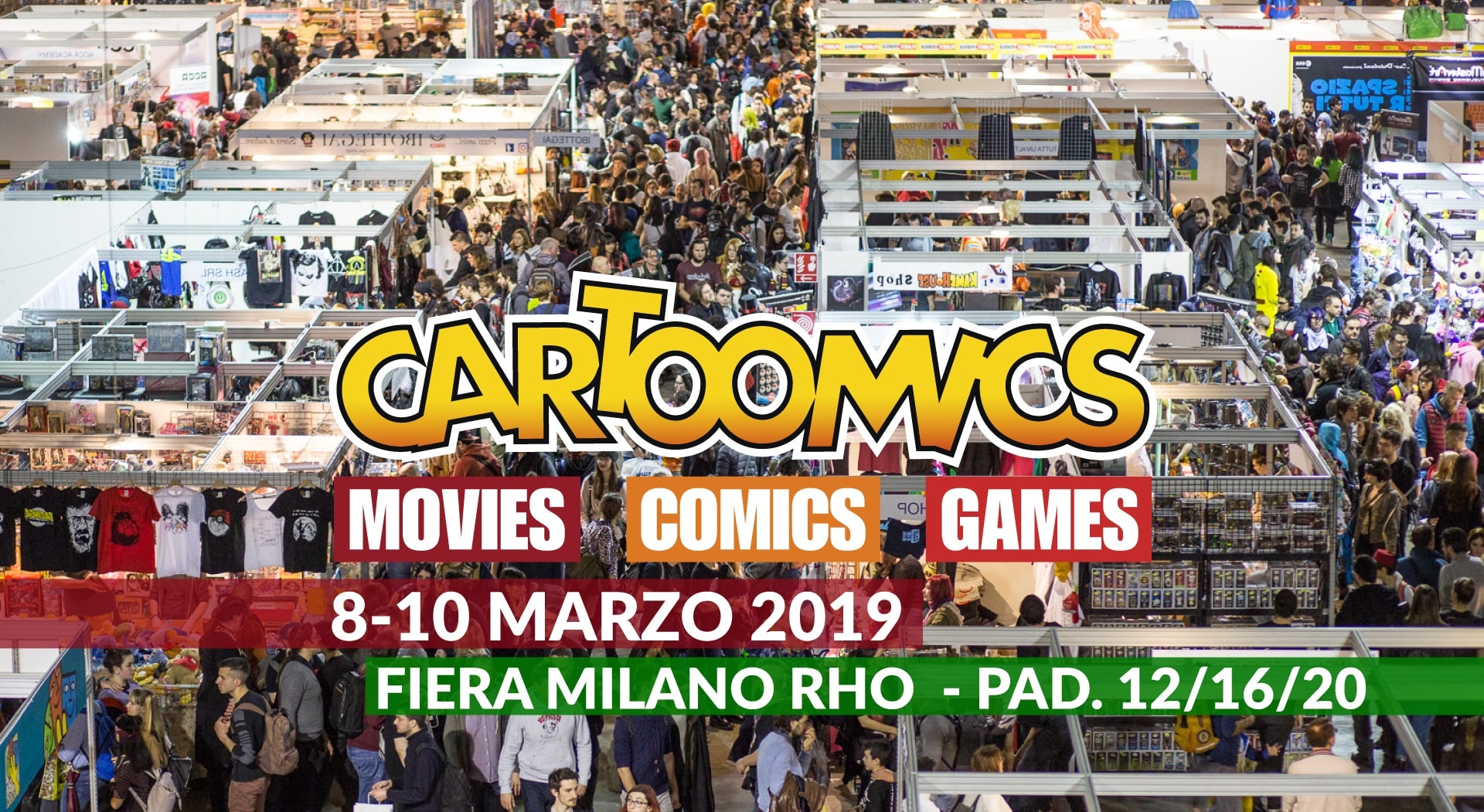 Cartoomics 2019: al via a marzo la 26° edizione della manifestazione