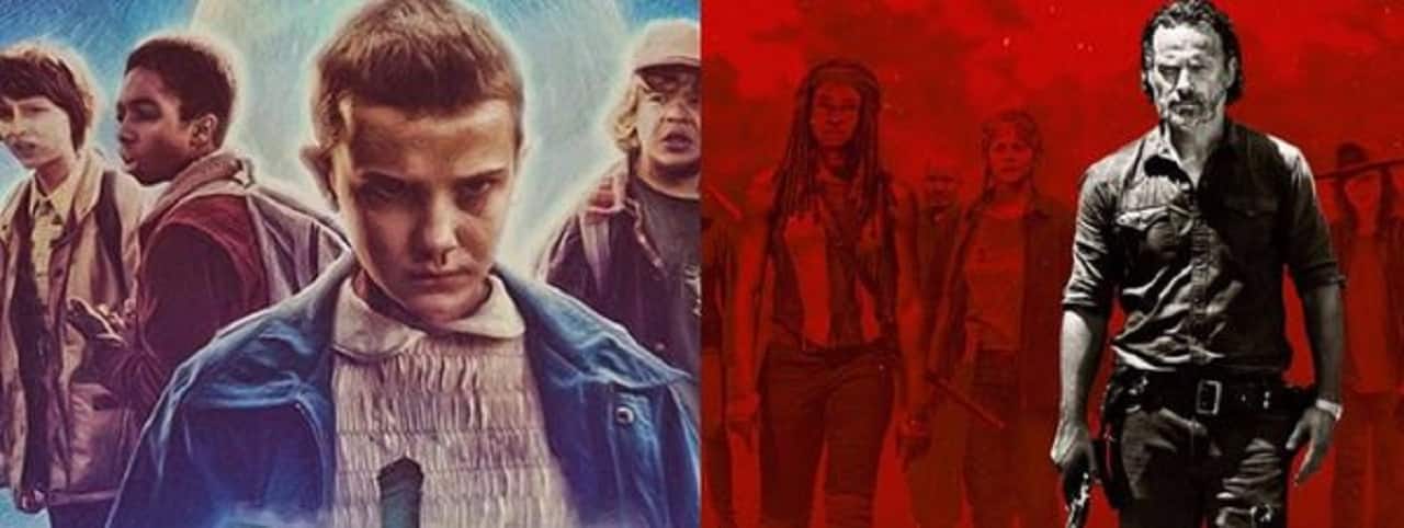 The Walking Dead e Stranger Things sono gli show più richiesti del 2018