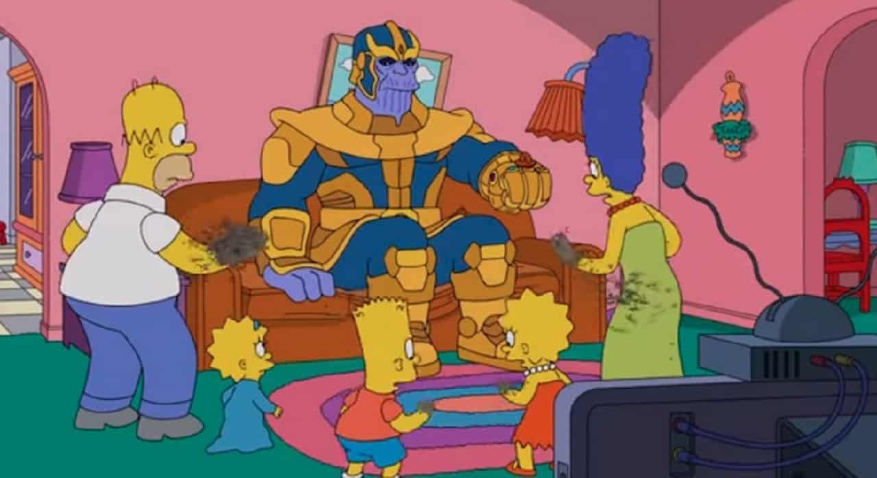 Thanos polverizza i Simpson nel nuovo episodio della sit-com