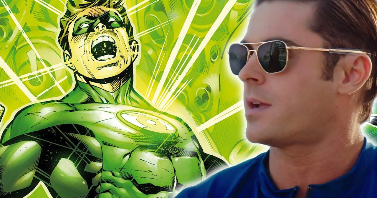 Zac Efron è Lanterna Verde in un artwork di BossLogic