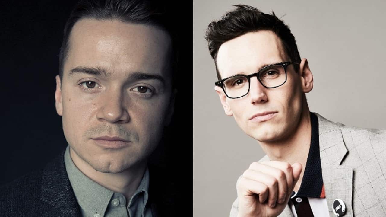 Utopia: Dan Byrd e Cory Michael Smith nel cast della serie Amazon