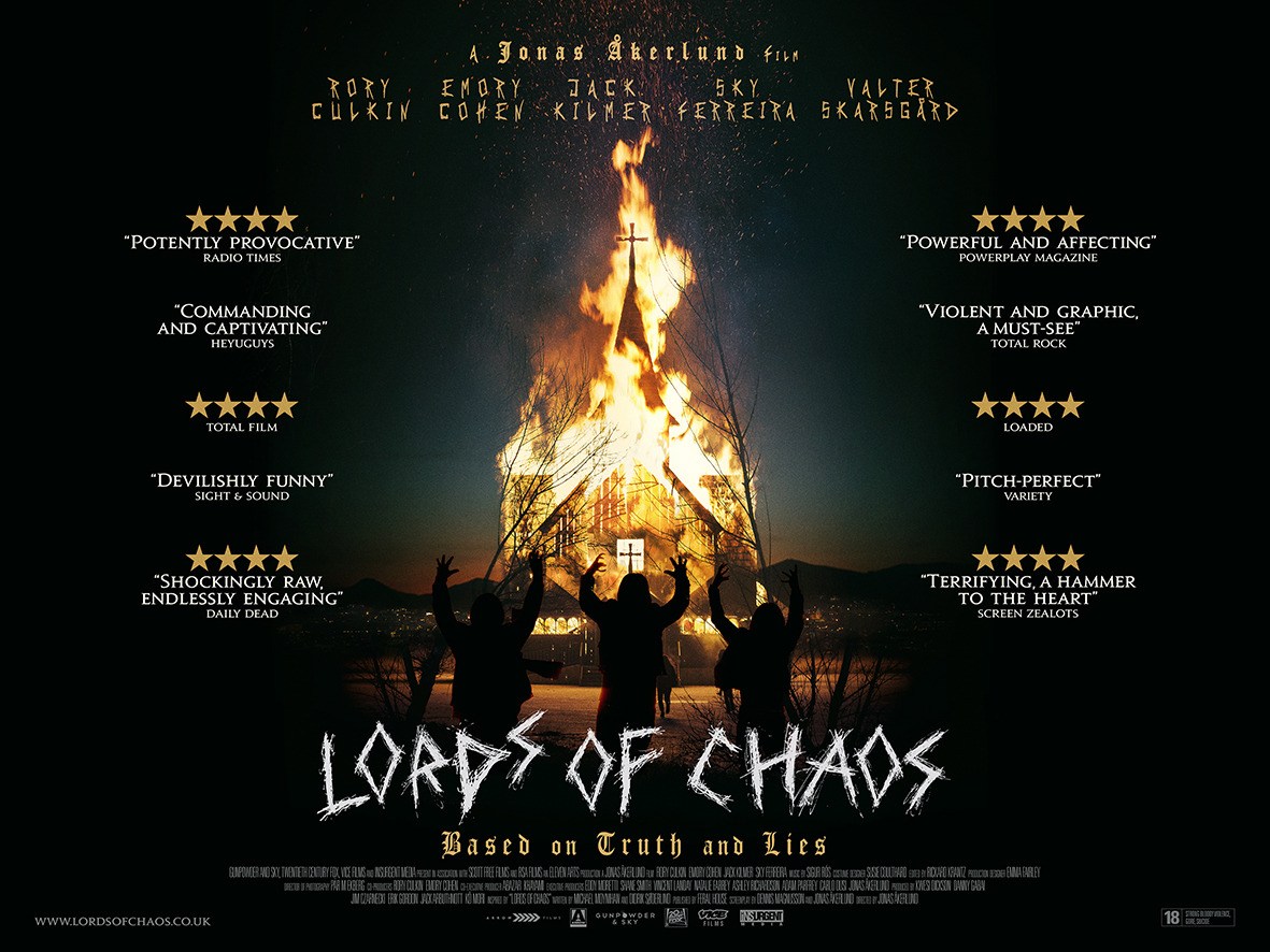 Lords of Chaos poster cinematographe.it 