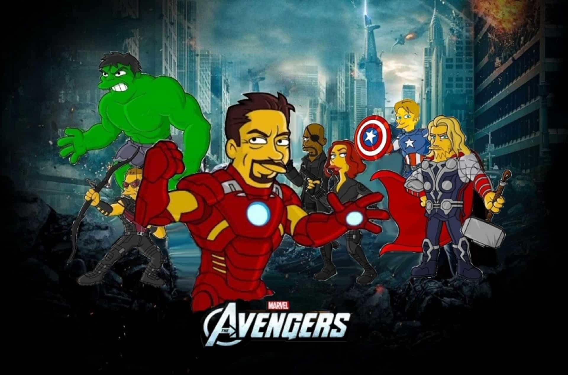 Avengers: Endgame – il tributo dei Simpson ai sei Vendicatori originali