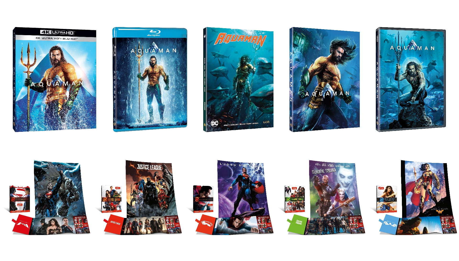 Aquaman in Home Video insieme alla collana DC Movie Poster il 23 aprile