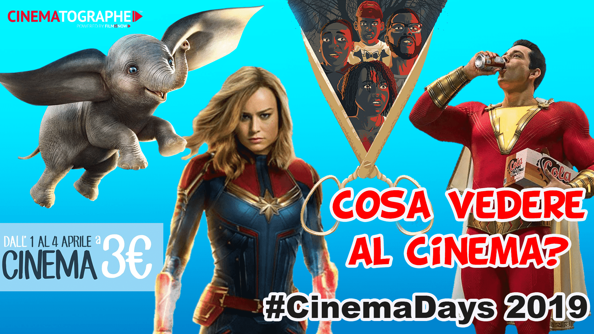 Cinemadays 2019: i film da vedere al cinema dall’1 al 4 aprile, a soli 3 euro!