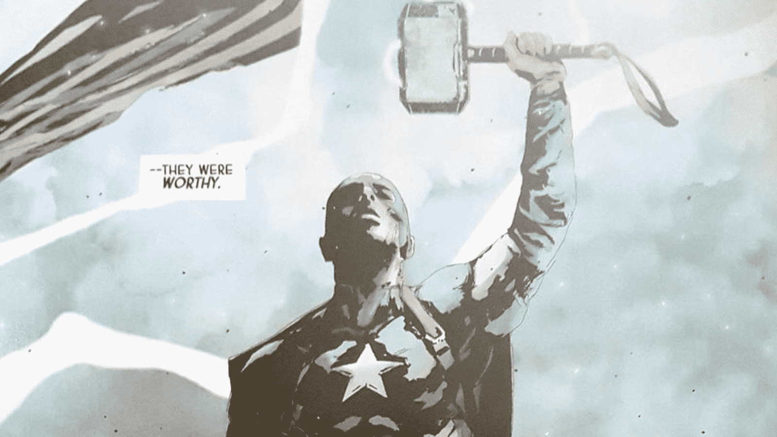 Avengers: Endgame – Captain America con il Mjolnir nella nuova foto ufficiale