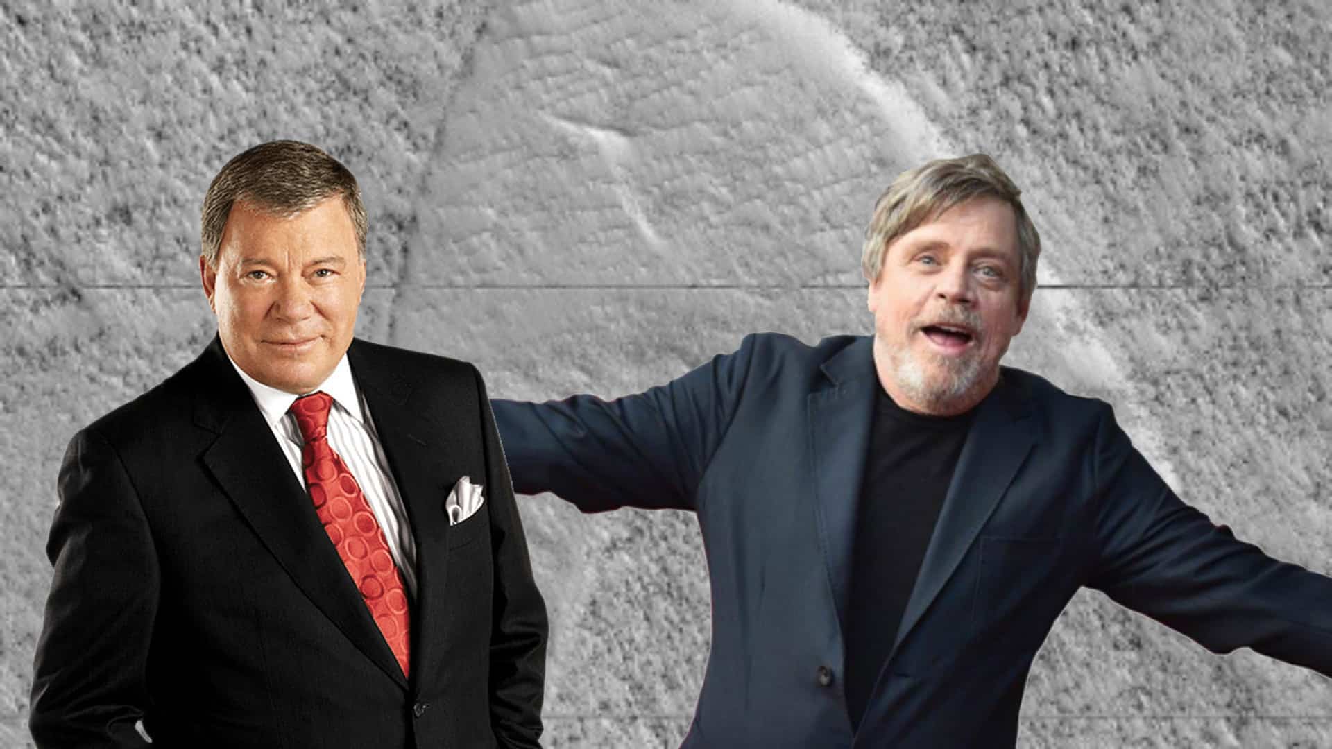 Star Trek: William Shatner e Mark Hamill commentano il simbolo su Marte