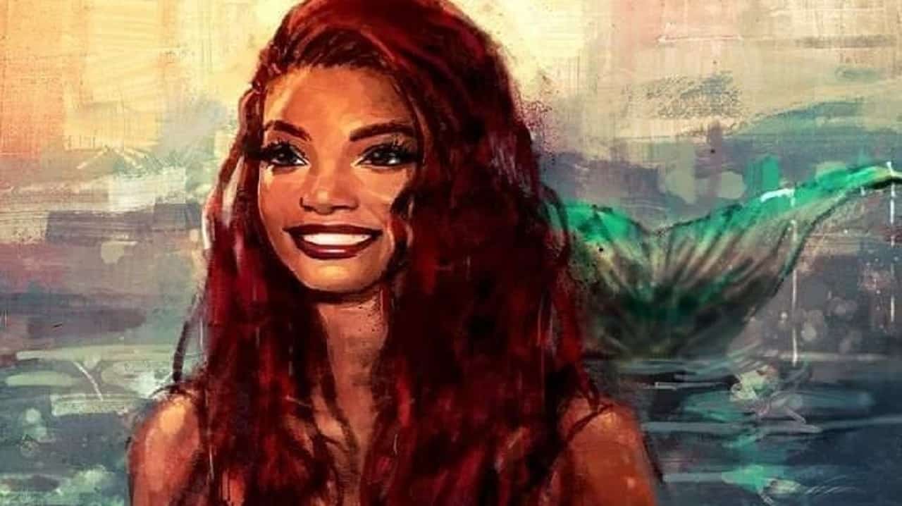La Sirenetta: Halle Bailey è Ariel nelle fan art più condivise sul web