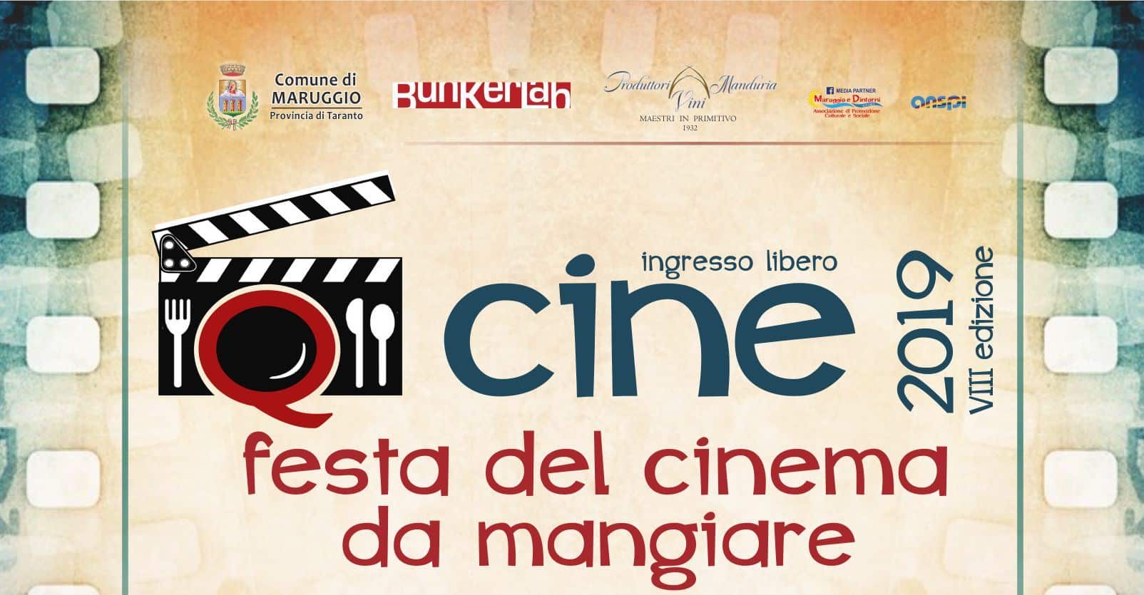 QCine 2019: al via l’ottava edizione della festa del cinema da mangiare