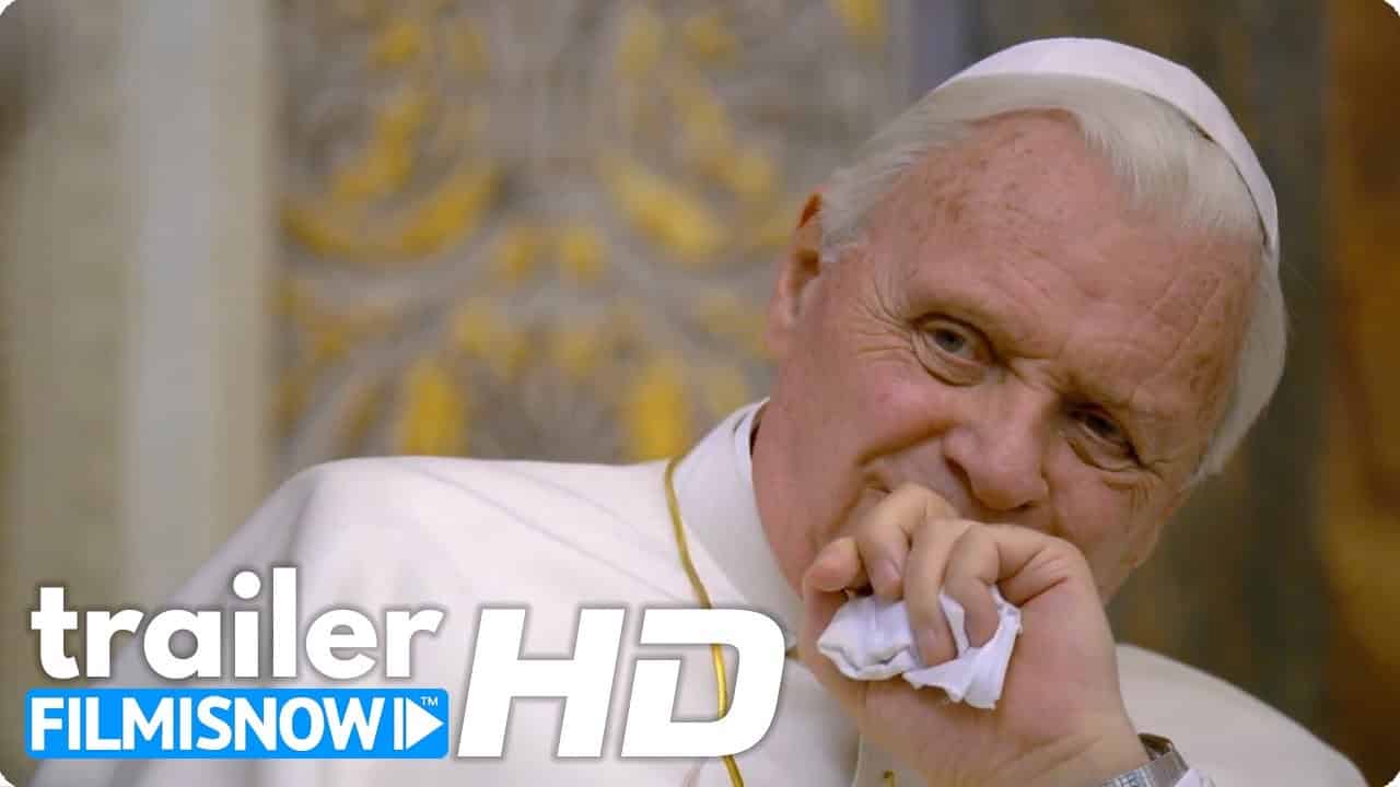 I Due Papi: il teaser trailer del film con Anthony Hopkins e Jonathan Pryce
