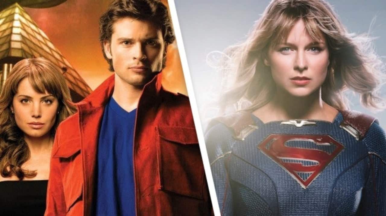 Arrowverse: Smallville incontra Supergirl in una foto dal set del crossover