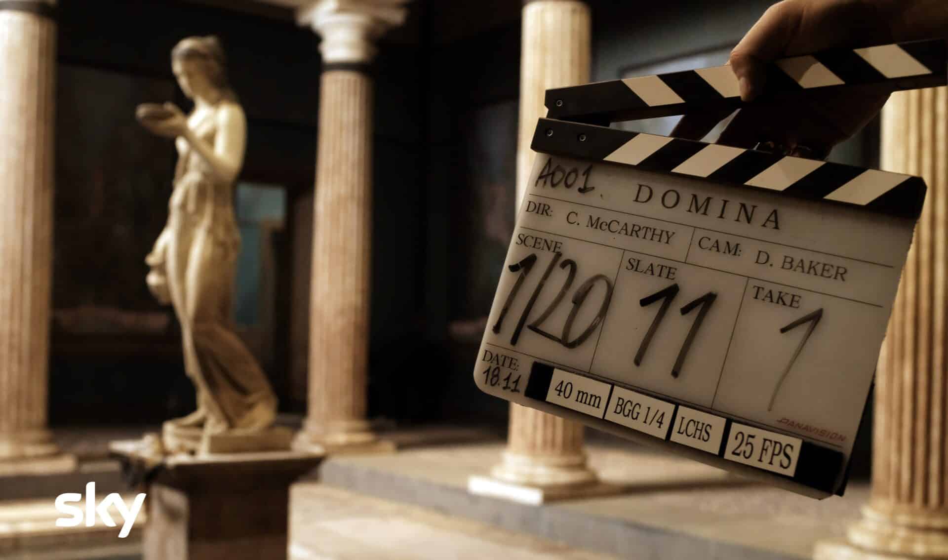 Domina: al via le riprese della la nuova serie Sky Original con Kasia Smutniak