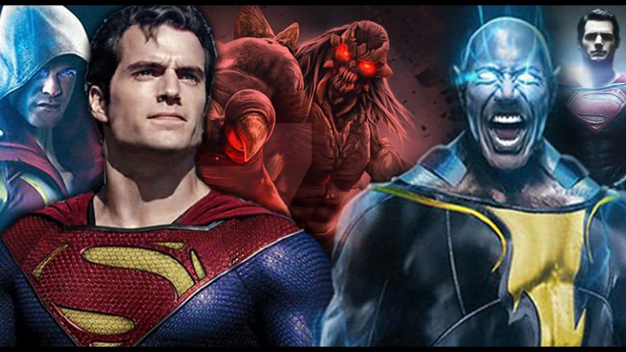 Black Adam: il supereoe di The Rock si scontra con Superman in una fan art