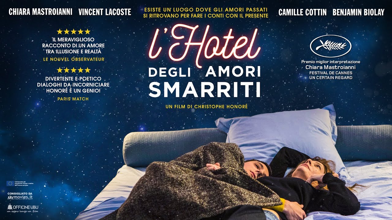 L’hotel degli amori smarriti: trailer e poster del film di Christophe Honoré