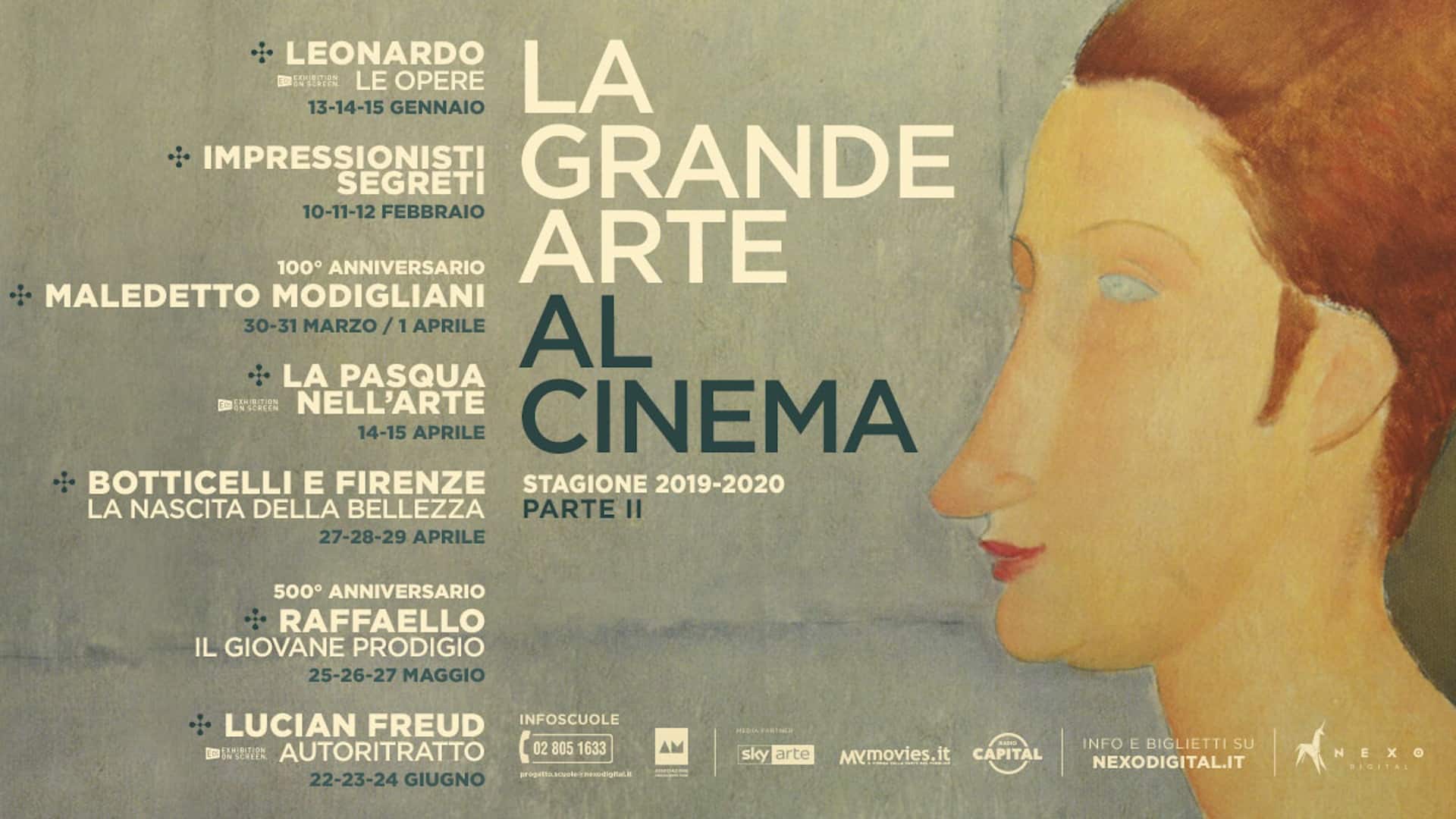 La Grande Arte al Cinema: tre film in arrivo in DVD e Blu-ray a fine febbraio