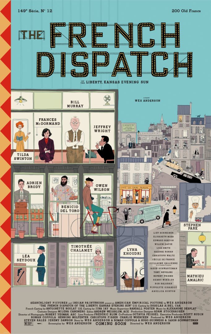 The French Dispatch poster 