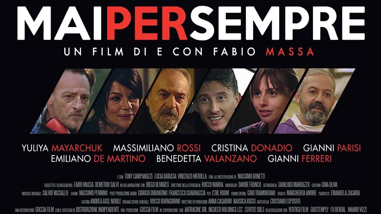 Mai per sempre: il poster del film con protagonista Cristina Donadio