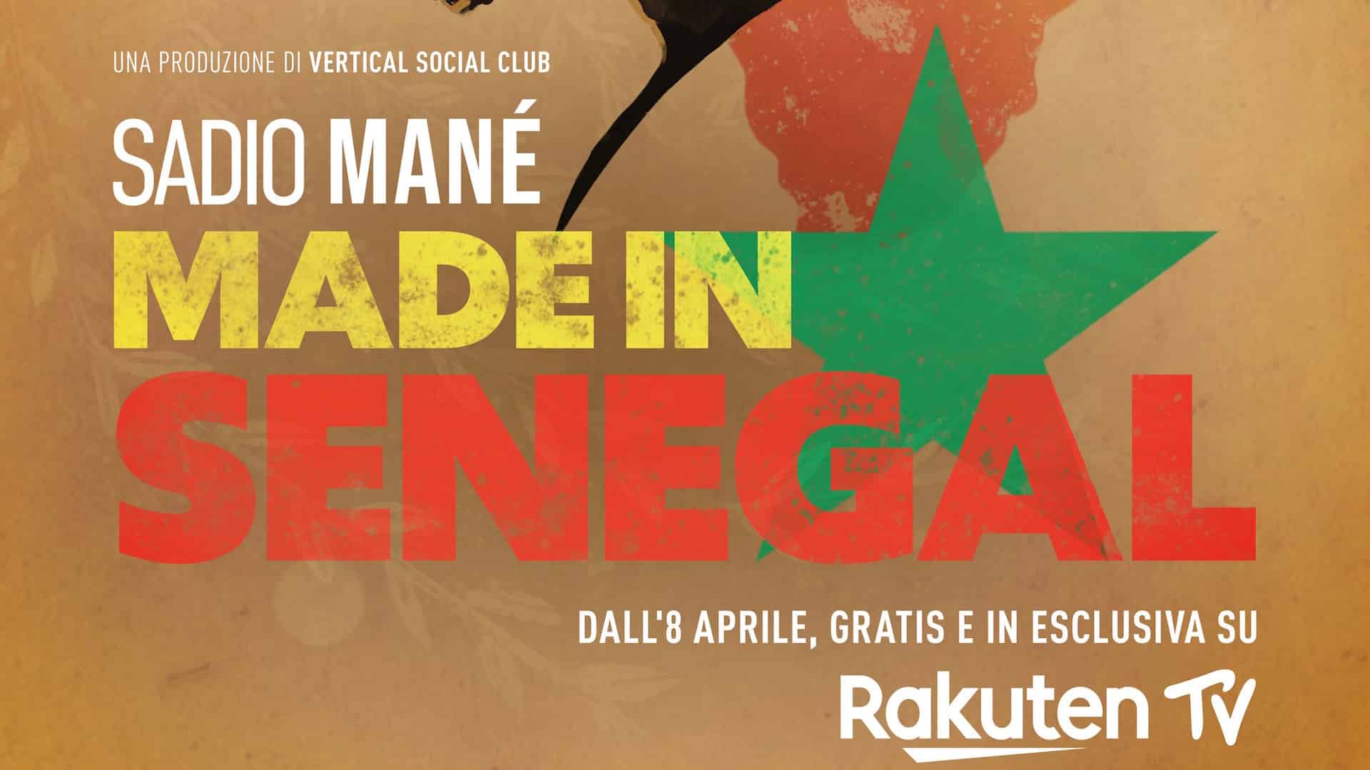 Made in Senegal, documentario su Sadio Mané disponibile su Rakuten TV