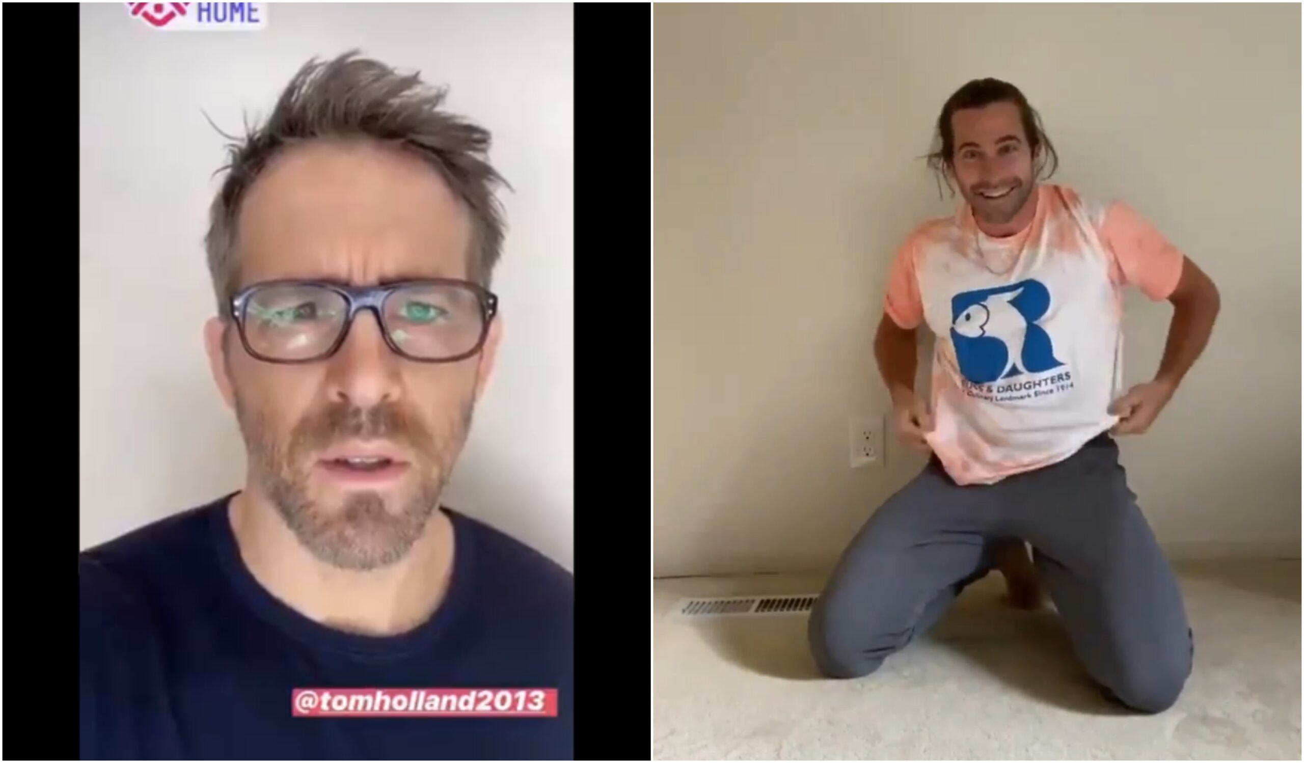 Tom Holland: Ryan Reynolds e Jake Gyllenhaal rispondono alla challenge