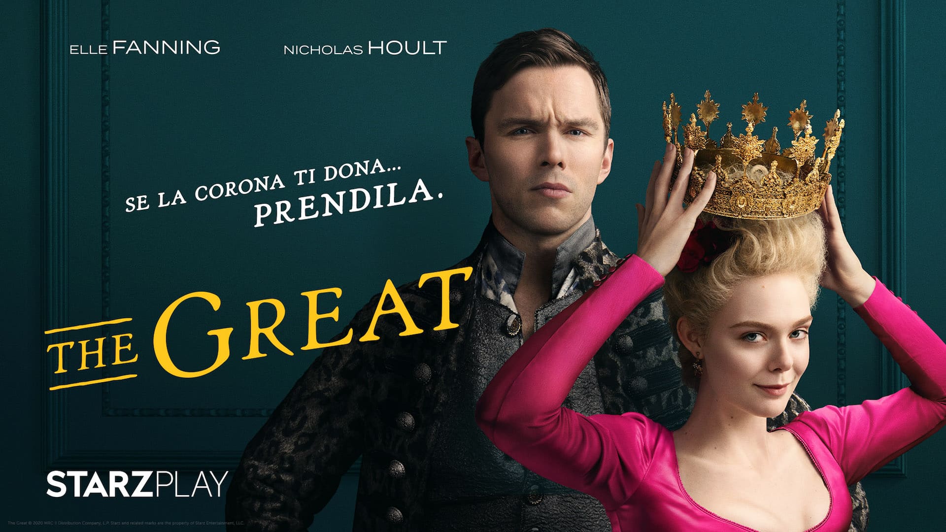 The Great, comedy con Elle Fanning e Nicholas Hoult uscirà su StarzPlay