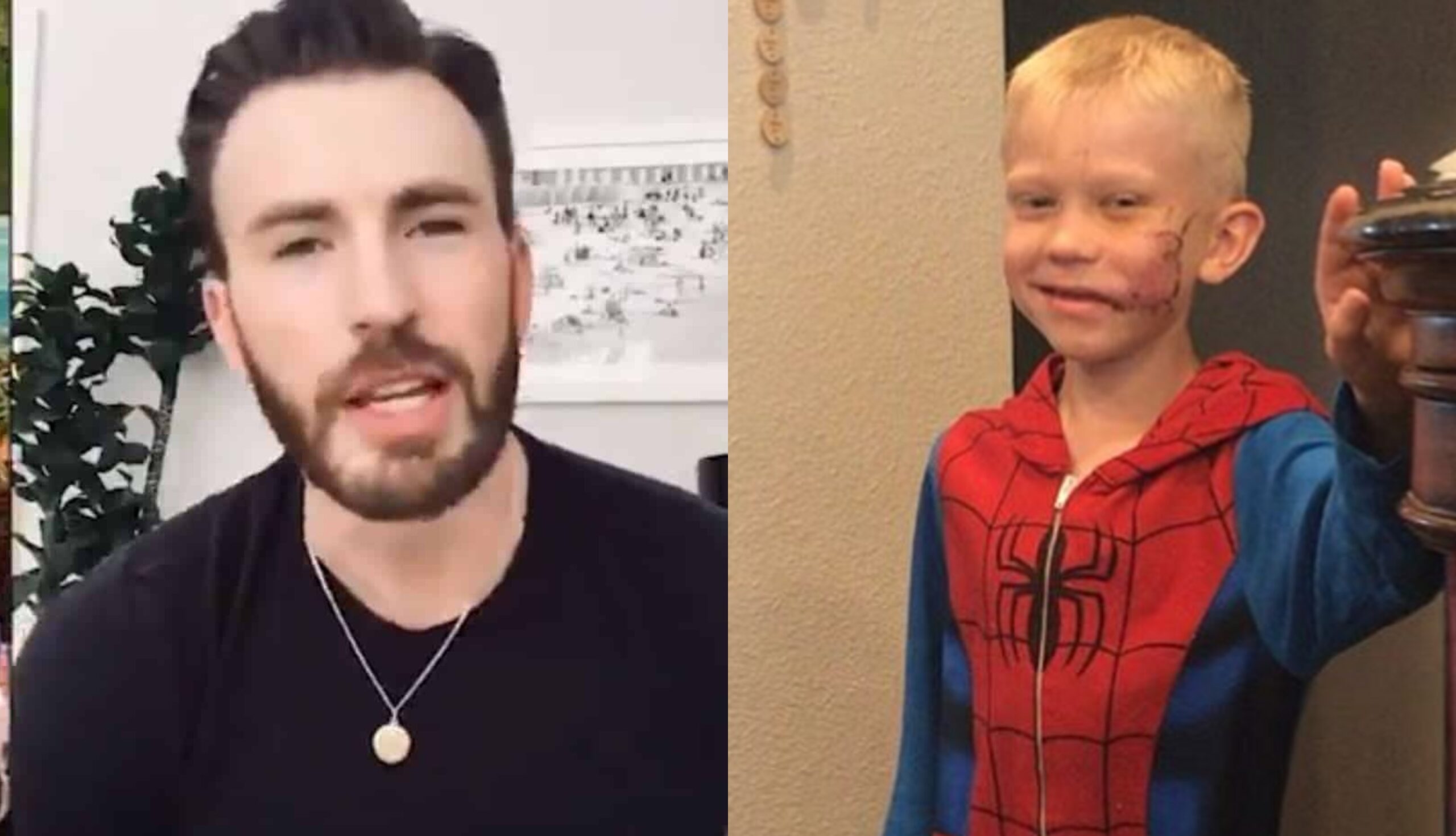 Chris Evans: il video per il bimbo che ha salvato la sorella dall’attacco di un cane