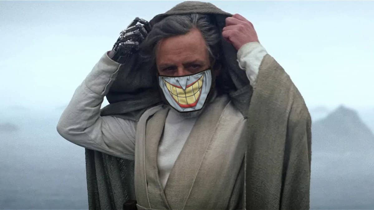 Mark Hamill promuove l’uso della mascherina combinando Star Wars e Joker
