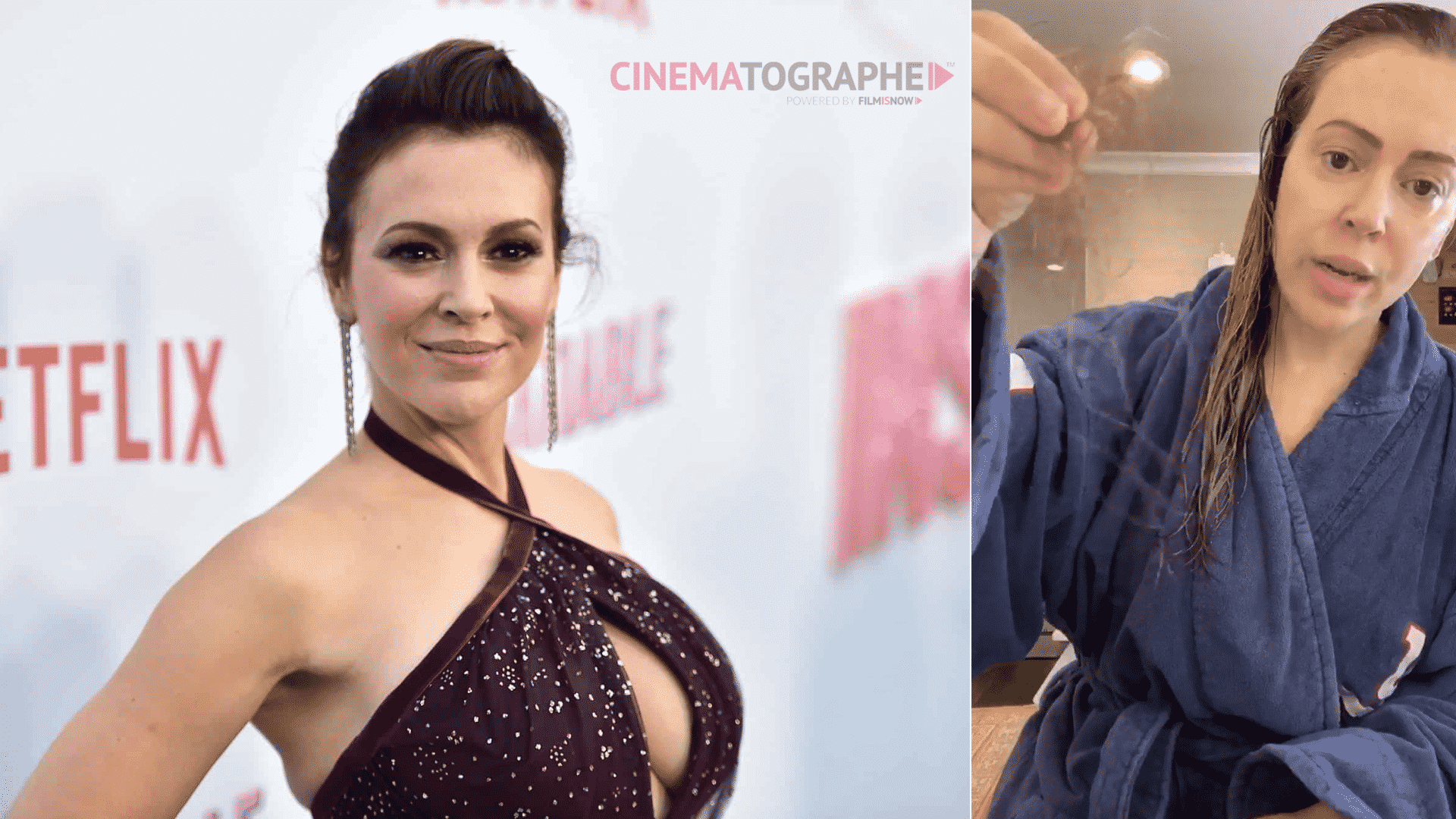 Alyssa Milano mostra gli effetti disastrosi del COVID sui capelli [VIDEO]
