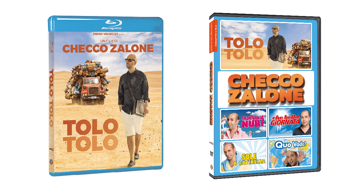 Checco Zalone: in uscita Tolo Tolo in DVD e Blu-Ray ed un cofanetto speciale