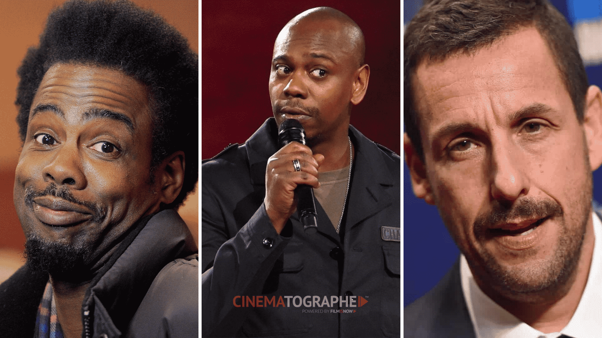 Chris Rock, Dave Chappelle e Adam Sandler per la prima volta insieme in un film