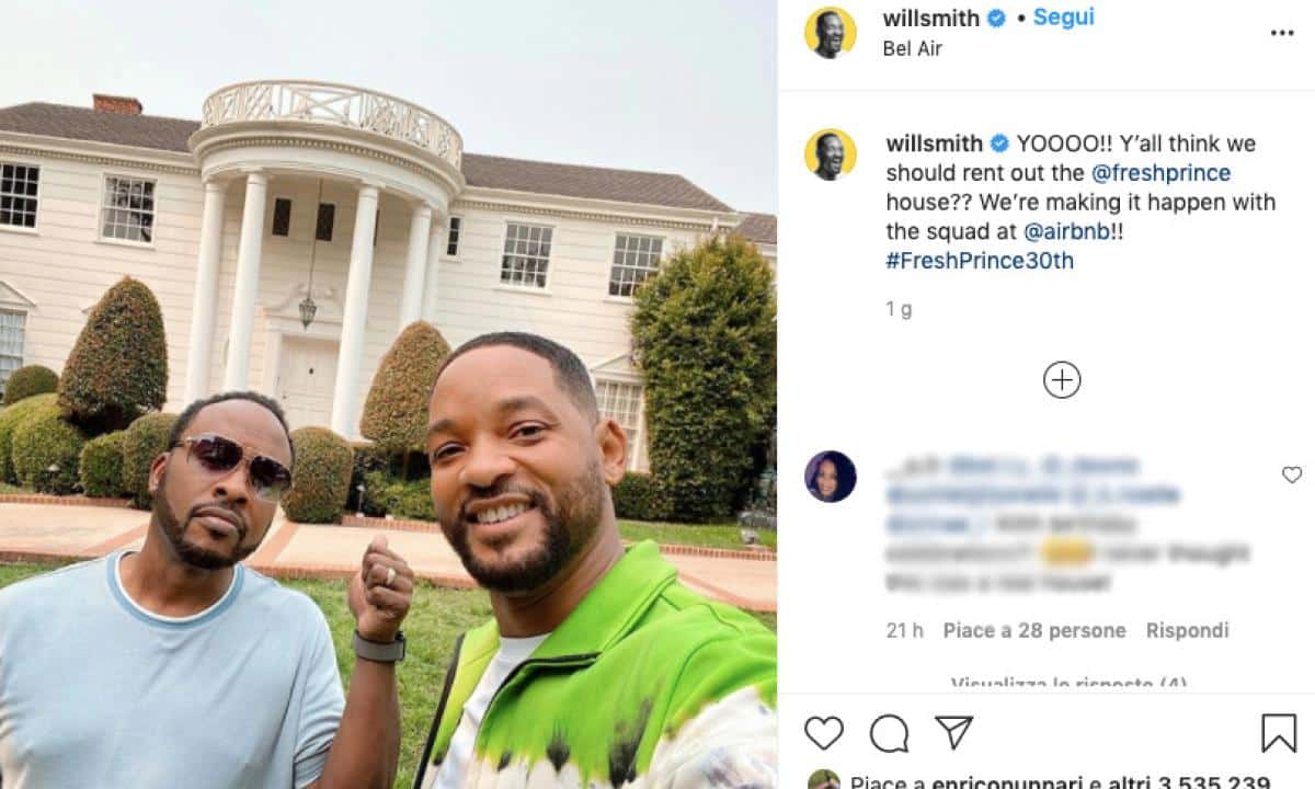 Will Smith affitta la villa di Willy, il principe di Bel-Air su Airbnb! (FOTO)