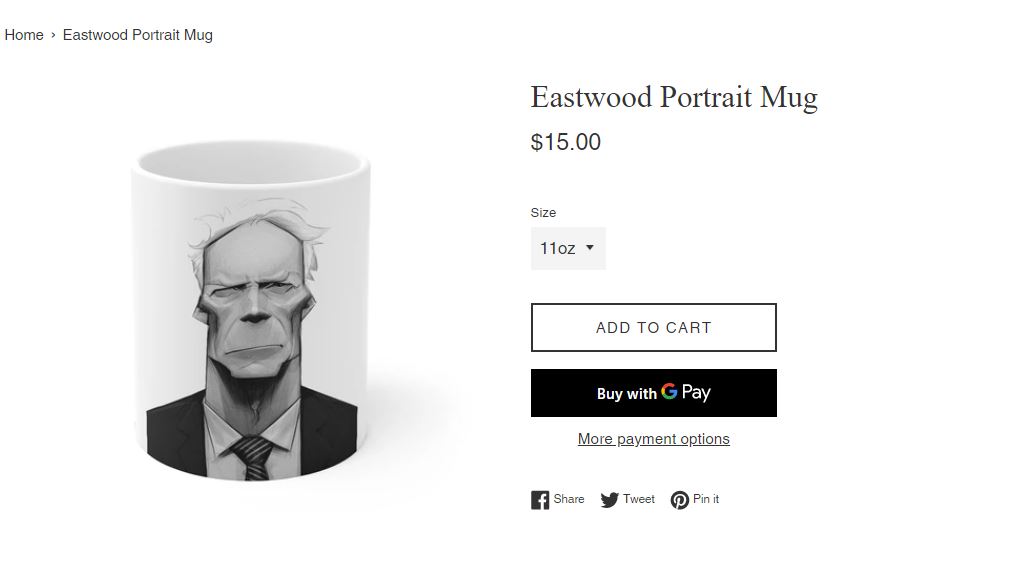 Clint Eastwood shop online