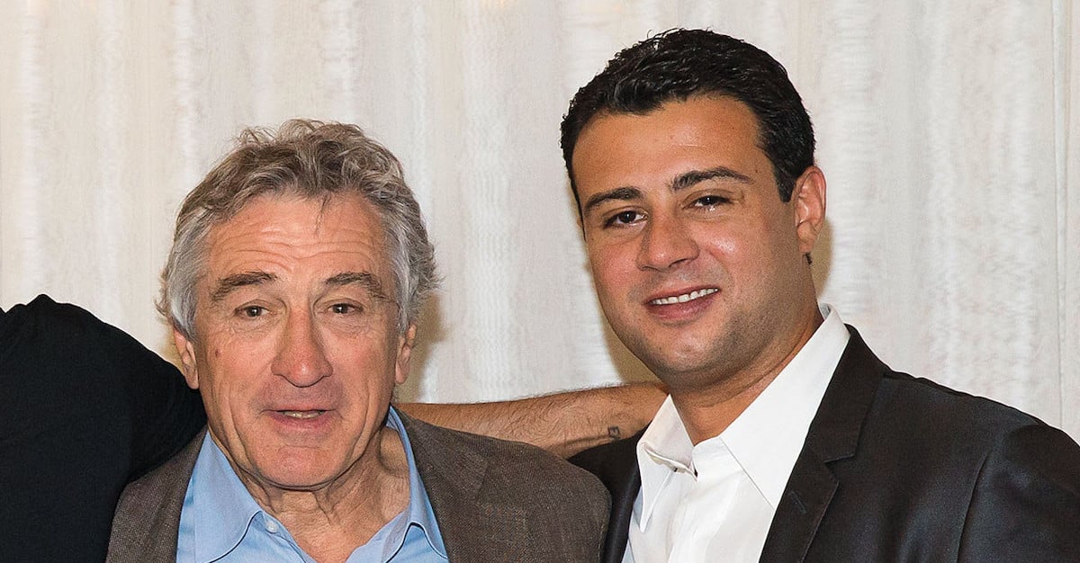 Robert De Niro e il figlio Raphael