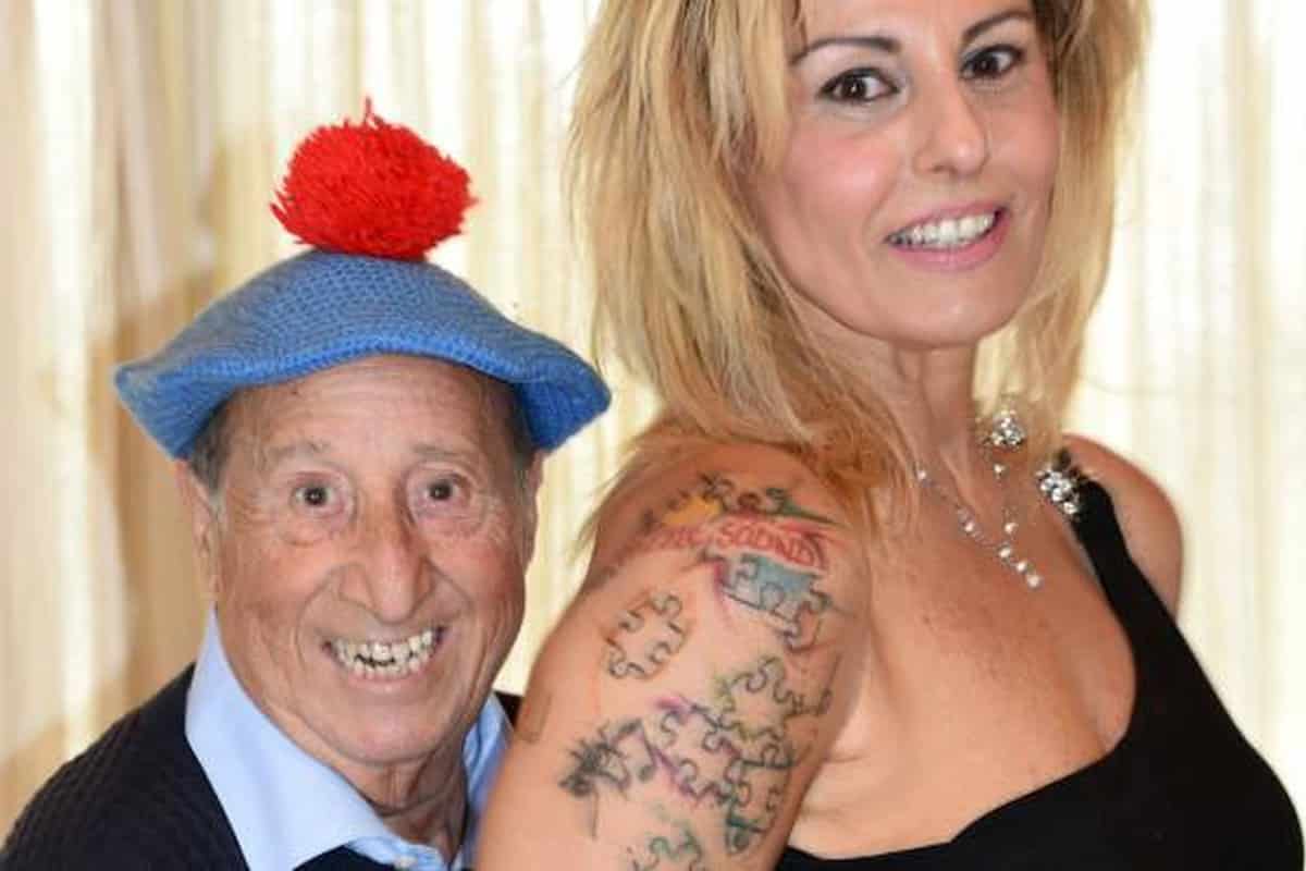 alvaro Vitali con la compagna cinematographe.it