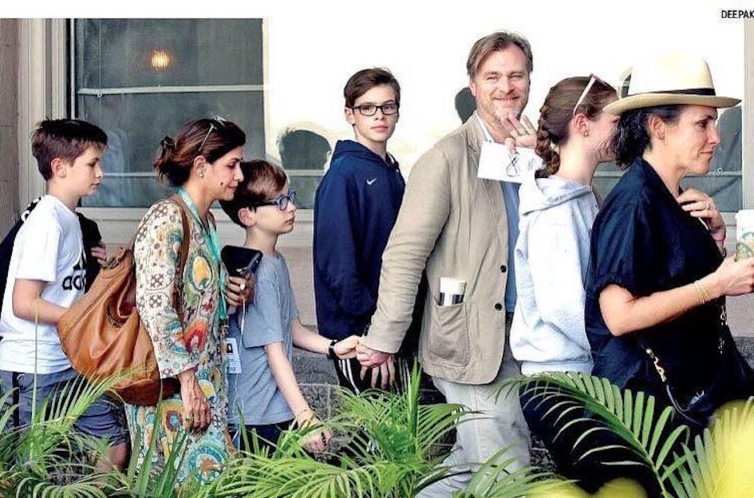 Christopher Nolan insieme ai figli